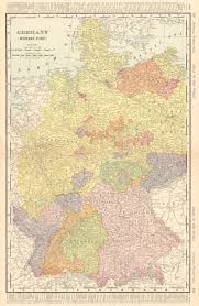 WESTERN GERMANY EMPIRE inc. Alsace Lorraine. Berlin. RAND MCNALLY 1906 old  map