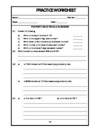 Worksheet Of Properties Of Whole Numbers Whole Numbers Numbers Maths Mathematics Worksheets Free Printable Math Worksheets Worksheets
