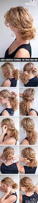 Further, section the head vertically into two and simply make a french braid from each part. Curly Hairstyle Tutorial The Twist Tuck Bun Hair Romance