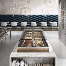 Everything Is Like A Big Showcase With A 90 Cm Depth And A 16 Cm Height Just For T Version J Bar Restaurant Interior Restaurant Lounge Luxury Restaurant