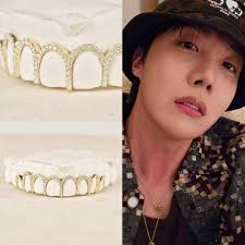 J-Hope's Diamond Grillz and Natural Smile