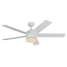 $27.27 (14 used & new offers) ceiling fan light covers, glass replacement shades for ceiling fans, and light fixtures, bell shape clear glass with decorative hammered finish. Harbor Breeze Newbern 52 In White Ceiling Fan With Light 5 Blade Lowes Com In 2021 Ceiling Fan With Light Ceiling Fan Fan Light