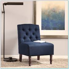 For any style from transitional, to modern, to minimalist, you can't go wrong with this navy blue colored arm chair. Navy Blue Slipper Chair Off 59