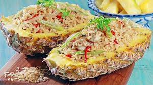 Kompor microwave rice cooker tidak dimasak. Ayo Bikin Nasi Goreng Mangkuk Nanas Resep Asli Thailand Gampang Banget Bikinnya Surya