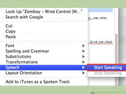 To learn more about how apple uses your data for voice dictation, tap the about siri and privacy link in the siri settings screen. 3 Ways To Activate Text To Speech In Mac Os X Wikihow