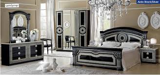 File the expenses under self care. Esf Aida Black Silver Lacquer King Bedroom Set 5ps Made In Italy Esf Aida Black Silver Ek Set 5