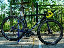 I was already happy to be back again with my teammates and this great staff, but to have this bike waiting for me was a truly beautiful surprise. Tour De France Leader Alaphilippe S Specialized Tarmac Race Bike