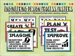 Engineering Design Process Stem Posters And Mini Anchor