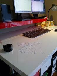 Modern Dry Erase Standing Desk Ikea Hackers Ikea Standing Desk Home Office Furniture Ikea Desk