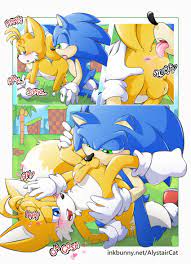 2boys alystaircat anus balls blush comic feminine tails gay  licking licking anus licking ass male malemale male only open mouth penis  sega sex sonic (series) sonic the hedgehog sonic