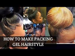 Hair gel is a hairstyling product that is used to harden hair into a particular hairstyle. How To Make Packing Gel Hairstyle Tutorials Different Method Part 1 Youtube
