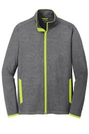 St853 Sport Tek Sport Wick Stretch Contrast Full Zip Jacket