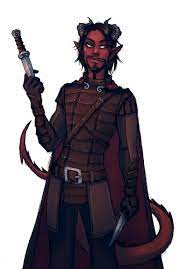 Cha Sand On Twitter Finished The First Of The Commissions Today A Tiefling Rogue Called S Dungeons And Dragons Characters Tiefling Bard Arcane Trickster
