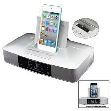 Use the dock on apple watch to control your music and quickly access apps! Capello Stereo Fm Clock Alarm Radio With Lightning Dock For Iphone 5 5s And 6 Walmart Com Walmart Com