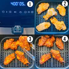 Costco recently introduced deep fried chicken wings to their menu at the 'food court' just outside especially now that i have the costco card, i can forsee myself getting this quite often as a snack or. Air Fryer Frozen Chicken Wings Aubrey S Kitchen