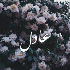 اسم عادل مزخرف صوره مزخرفه لاسم عادل دموع جذابة