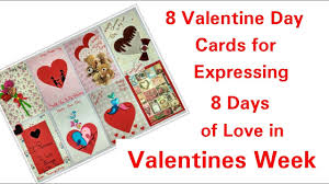 Know about each day of the valentine's week. Valentine S Day Cards 8 Handmade Valentines Cards How To Make Love Cards For Valentine Week Youtube