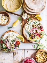 Chopped veggies, chips, pita, you name it, tzatziki is great with it. Healthy Greek Chicken Pita Wrap College Housewife