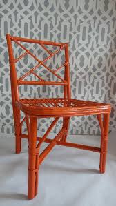 Custom Listing 2 Faux Bamboo White Lacquer Chinese Chippendale Chairs Hold For Laura Vintage Bamboo Chairs Bamboo Chair Chair