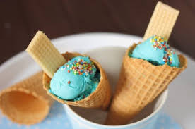 Lustiges Blaues Schlumpfeis Rezept Eis Selber Machen Susse Kuchen Leckereien