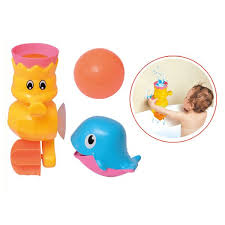 bath toy gift set waterfall seahorse gear pouring whale floating ball water toys for babies bath toys little girl toys toys gift