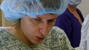 Rebekah fears the effects of a spinal block