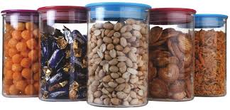 Ke Brand Polyproplene Food Container Dal Container Spice Container Masala Container Set Of 6 Spice Containers Cereal Dispenser Food Containers