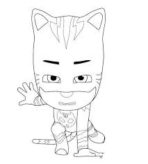 17 nov 2017 dibujos para colorear. Dibujos Para Colorear Pj Masks Heroes En Pijamas Dibujos Animados