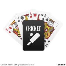 Cricket Sports Gift Playing Cards Zazzle Com Sports Gifts Cricket Sports Playing Cards