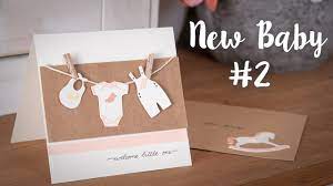 Thinking warm thoughts for baby and you… How To Make A Welcome Little One Card Sizzix Youtube