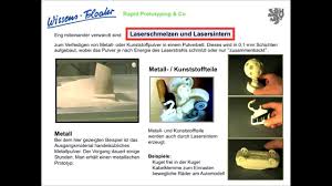 5 arbeitstage zwischen dateneingang und auslieferung der teile) generativen fertigung von werkstücken (auch mit sehr komplizierter geometrie) aus formlosen material unter nutzung von chemischen und/oder physikalischen gesetzmäßigkeiten direkt auf der basis von rechnerinternen Rapid Prototyping Co Generative Verfahren Wissensfloater 66 Youtube
