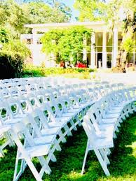 White Resin Garden Chair With Vinyl Padded Seat In 2020 Garden Chairs White Gardens Outdoor Decor