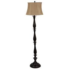 Shop Allen Roth 61 1 4 In 3 Way Bronze Floor Lamp With Silken Toast Drum Shade At Lowes Com Bronze Floor Lamp Floor Lamp Indoor Floor Lamps