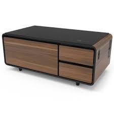 Sobro Smart Coffee Table With Refrigerator Drawer Assorted Colors In 2020 Coffee Table Refrigerator Drawers Sleek Furniture