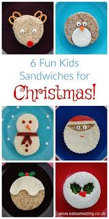 21 christmas cookies for kids! Christmas Food 6 Fun Sandwich Ideas Fun Kids Food Best Christmas Recipes Christmas Lunch Kids