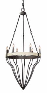 Large Chandelier Wood And Metal 6 Bulb Ornament Style Light Fixture The Kings Bay