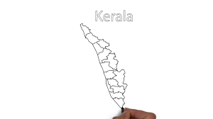 Online, interactive, vector kerala map. How To Draw Kerala Map Youtube