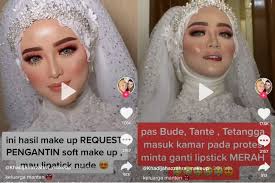 We did not find results for: Viral Make Up Wedding Dihujat Keluarga Setelah Rias Pengantin Mayat Pucat Beralasan Permintaan Sang Manten Seputar Lampung