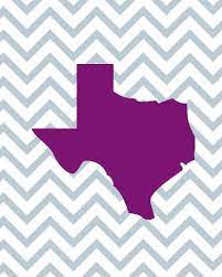 Purple Texas On Gray Chevron Background 8x10 By Atasteofeverything 4 50 Cute Wallpapers Chevron Background Pattern Wallpaper