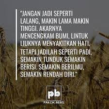 Tapi, jadilah seperti padi semakin berisi semakin menunduk. siapa pernah dengar dialog tersebut? Stay Positive Wrapping Dan Coating Kempas Facebook