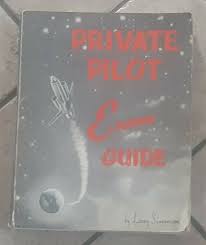 Private Pilot Exam Guide Leroy Simonson Rocket Cover Airplane Aviation 1964  book