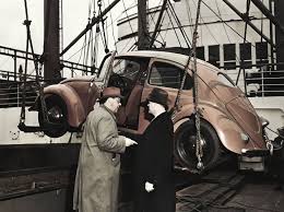 Image result for Dark Blue 1949 Beetle