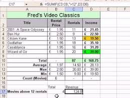 Microsoft Excel Tutorial For Beginners 19 Countif And Sumif Functions Youtube Microsoft Excel Tutorial Microsoft Excel Excel Tutorials