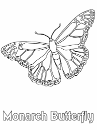 These easy printable butterfly coloring pages not only help develop. Monarch Butterfly Coloring Book Page