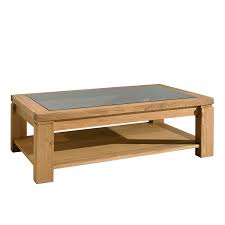 Check out our reclaimed wood coffee table selection for the very best in unique or custom, handmade pieces from our coffee & end tables shops. Eos Oak Coffee Table With Glass Top Blacks Of Sopwell Online Store