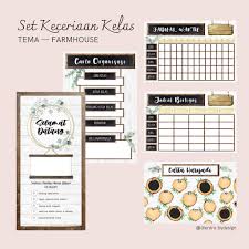 Hari jadi adalah hari di mana kita menjadikan semua mimpi kita, dari yang receh sampai yang bikin orang noleh. Buy Set Keceriaan Dan Hiasan Kelas Tema Farmhouse Softcopy Seetracker Malaysia