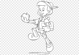 New ideas to create · download to print · easy to share The Adventures Of Pinocchio Geppetto Figaro Coloring Book Pinocchio Angle White Png Pngegg