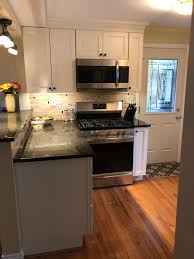 stained glass subway tiles kitchen