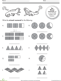 Mixed Numbers Worksheet Education Com Classroom Math Activities Fractions Math School