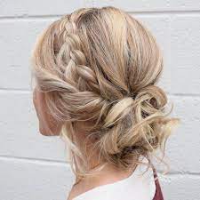 Braid Crown Updo Wedding Hairstyles Updo Hairstyles Messy Updos Weddinghair Wedding Hairstyles Braided Hairstyles For Wedding Hair Styles Wedding Hairstyles